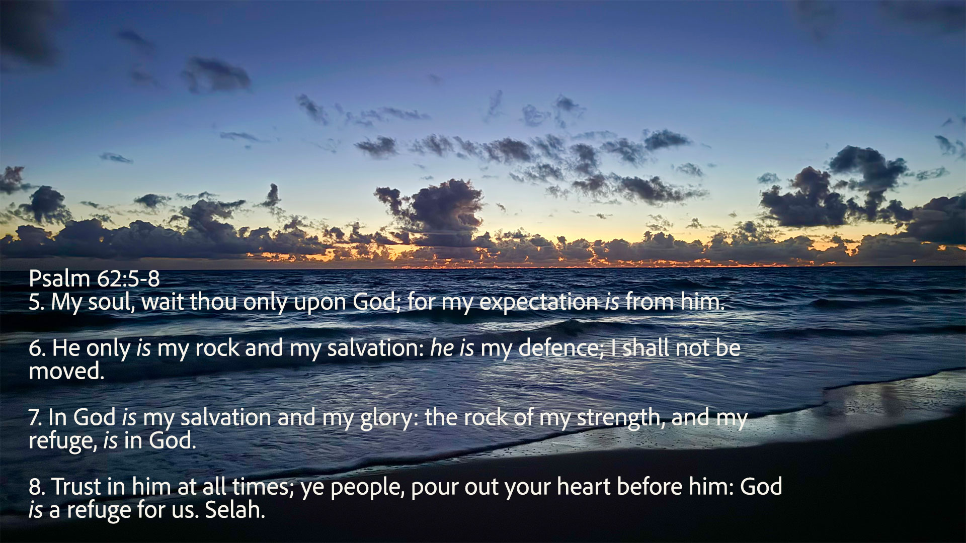 Psalm 63:5-8