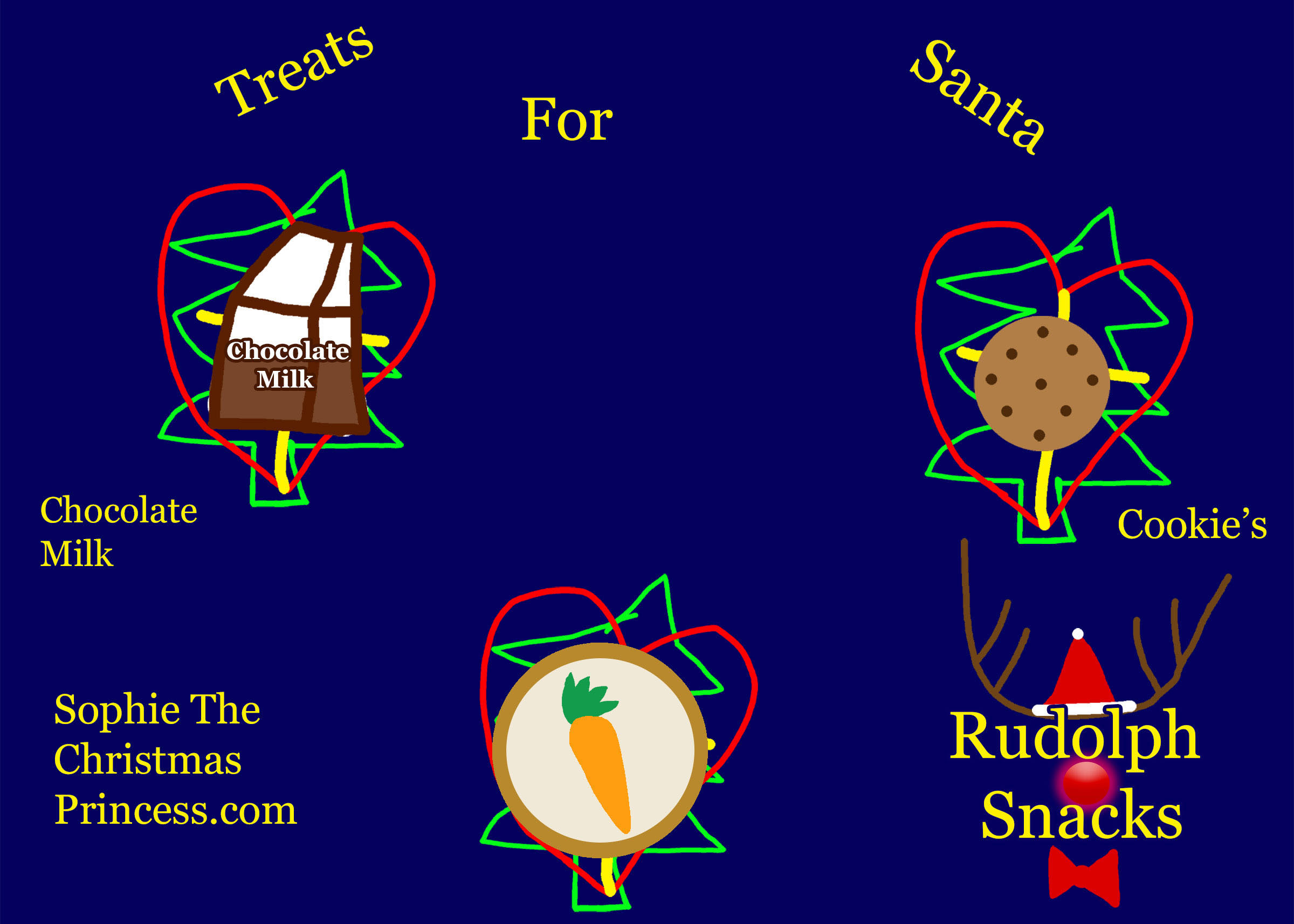 Christmas Eve Wooden Tray I